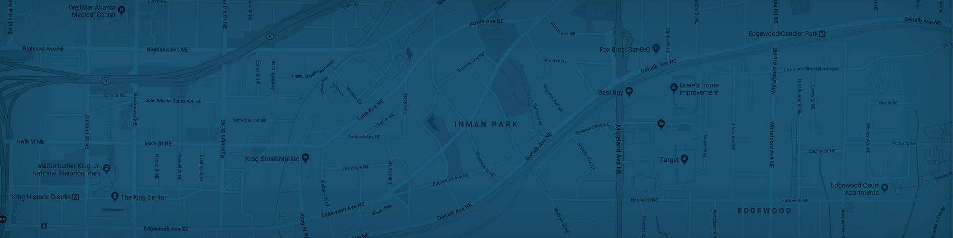 Inman Park Map